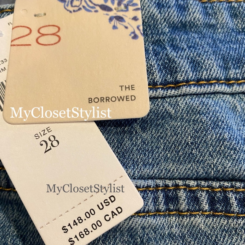 Pilcro The Borrowed Boyfriend Jeans 28 NWT $150 Anthropologie New with Tag RARE! - Picture 5 of 8